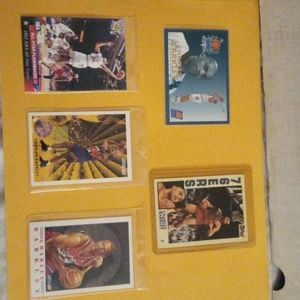 Charles Barkley Basketball cards a lot of 5